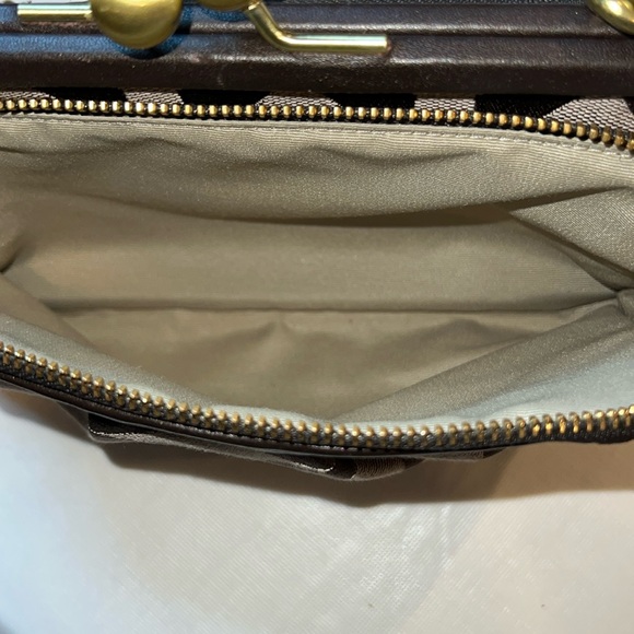 COACH PARKER OP ART KISS LOCK RARE EUC BAG - Picture 12 of 16